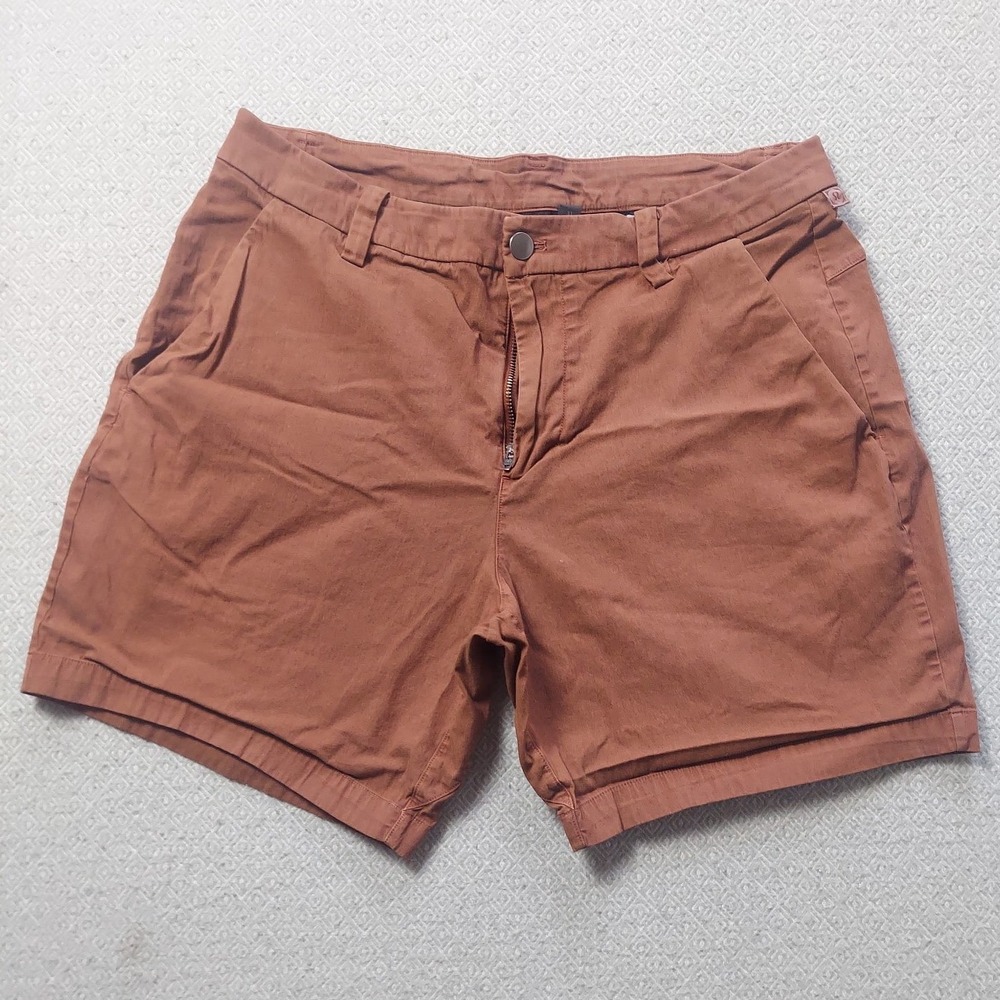 Lululemon Shorts Women 31 Brown Commission Chino Casual Stretch Cotton Blend